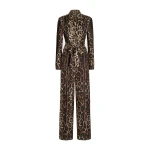 Dolce & Gabbana leo-print silk twill jumpsuit