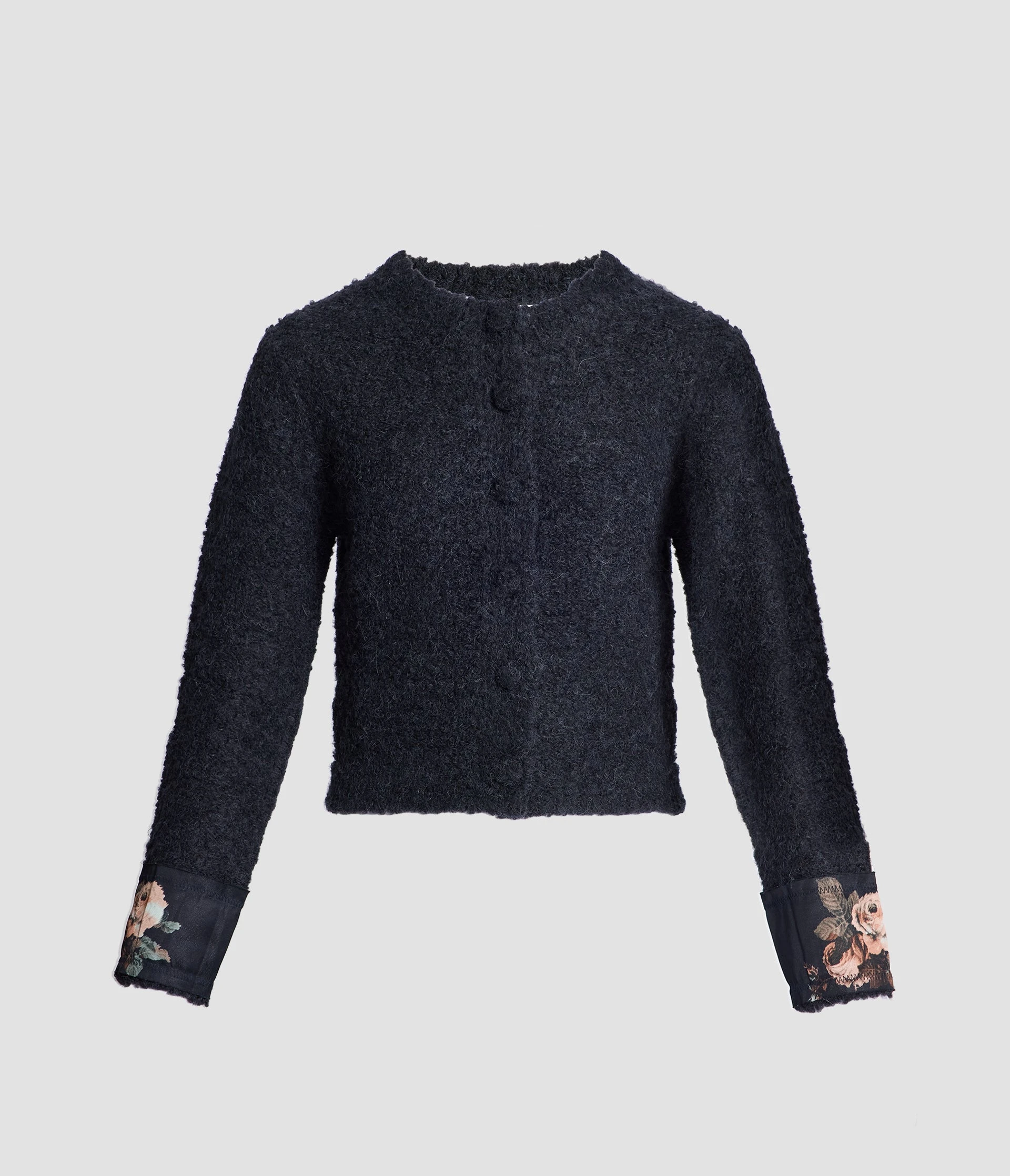 Boucle Alpaca Cardigan