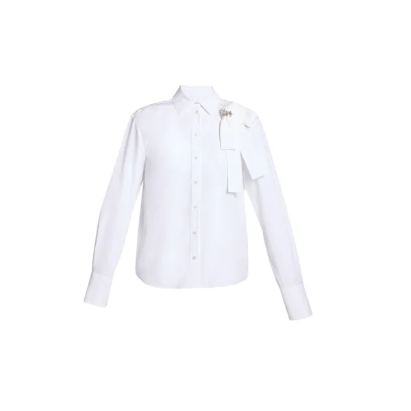 Cotton Poplin Long Sleeve Shirt
