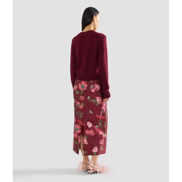 Erdem Embellished Merino Wool Cardigan, view 2