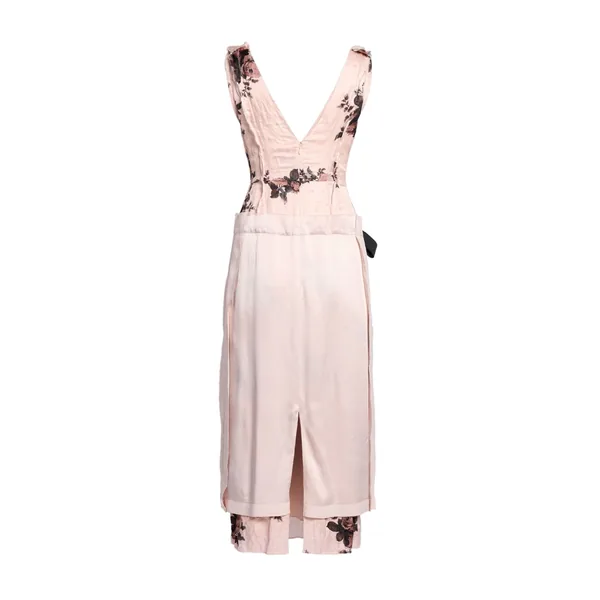 Erdem Embroidered Cady Sleeveless Midi Dress, view 4
