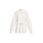 Erdem Embroidered Cotton Long Sleeve Shirt