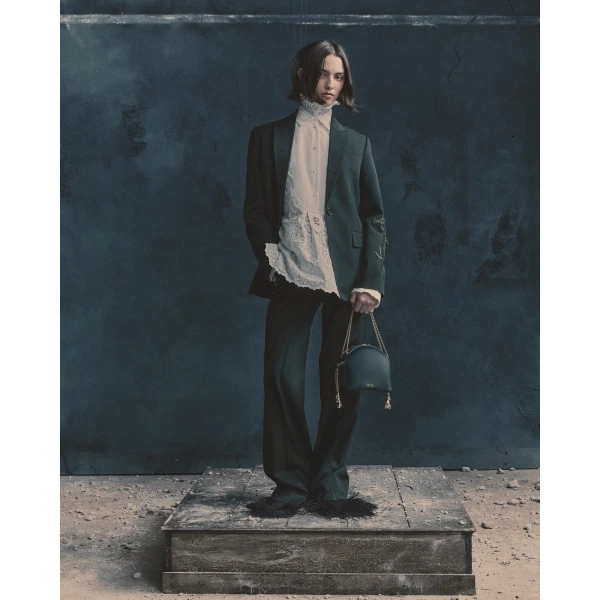 Erdem Embroidered Cotton Long Sleeve Shirt, view 5