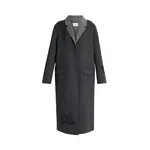 Erdem Embroidered Double Face Wool Tailored Coat