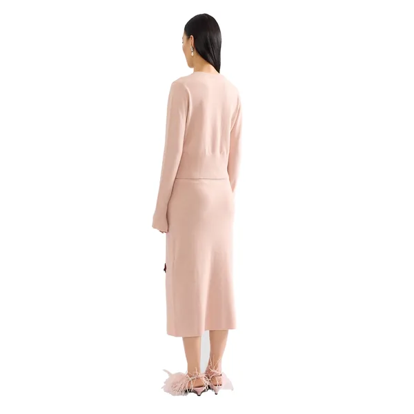 Erdem Embroidered Fitted Cardigan, view 5
