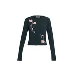 Erdem Embroidered Fitted Cardigan