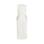 Erdem Embroidered Guipure Midi Dress