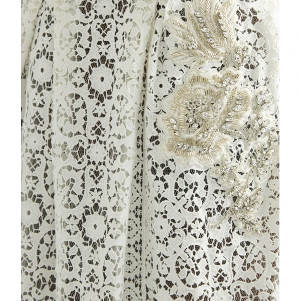 Erdem Embroidered Guipure Midi Dress, view 5