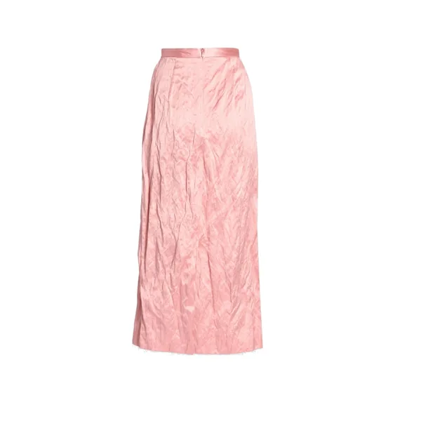 Erdem Embroidered Textured Satin Pencil Midi Skirt, view 2