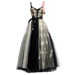 Erdem Embroidered Tulle Sleeveless Dress