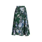 Erdem Floral Crepe Draped Skirt