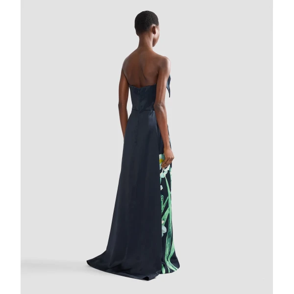 Erdem Floral Duchess Bustier Gown, view 4
