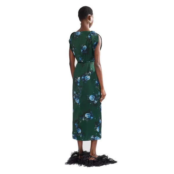 Erdem Floral Duchess Midi Dress, view 3