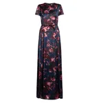 Erdem Floral Duchess Short Sleeve Gown