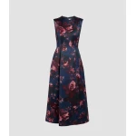 Erdem Floral Duchess Sleeveless Midi Dress