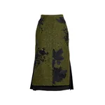 Erdem Floral Embroidered Wool Midi Skirt