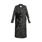Erdem Floral Embroidered Wool Tailored Coat