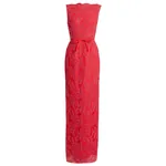 Erdem Floral Lace Tulle Sleeveless Gown