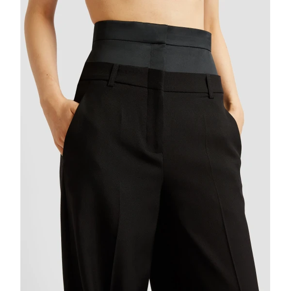 Erdem Grain De Poudre Wide Leg Trouser, view 4