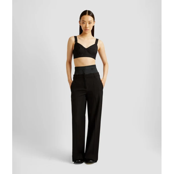 Erdem Grain De Poudre Wide Leg Trouser, view 5