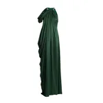 Erdem Satin Seersucker Draped Gown