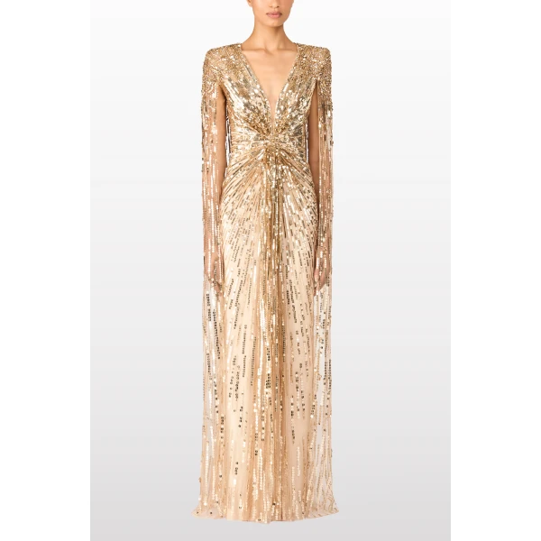 Jenny Packham Gold Rush Dress, view 2