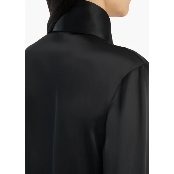 Khaite Ivy Top in Black, view 6