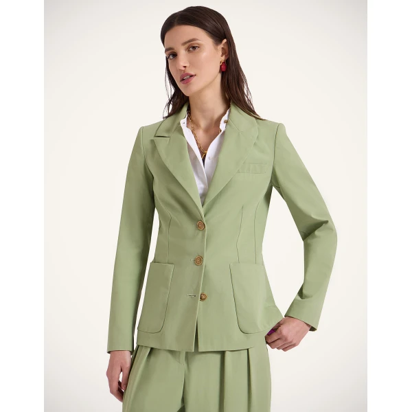 La Double J 24/7 Jacket in Solid Green, view 5