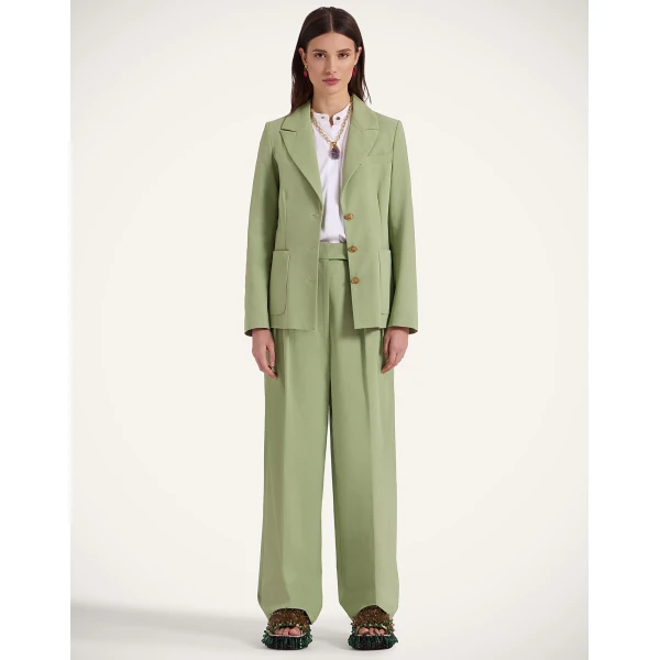 La Double J 24/7 Jacket in Solid Green, view 6