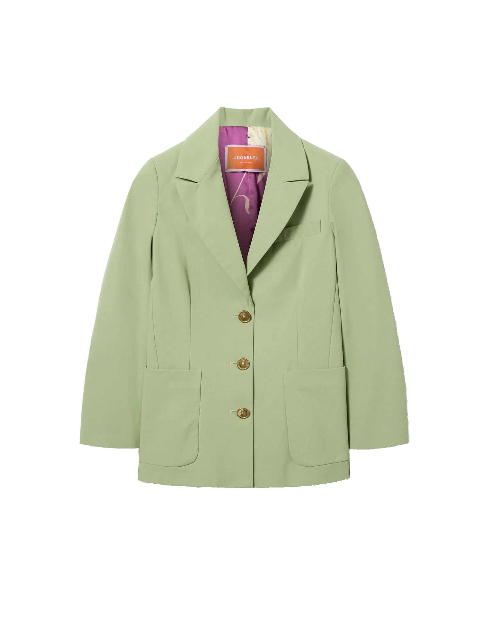 La DoubleJ 24/7 Jacket in Solid Green - Jackets - Milanese Maximalist Fashion at Luxury Shoes La Double J 24/7 Jacket in Solid Green