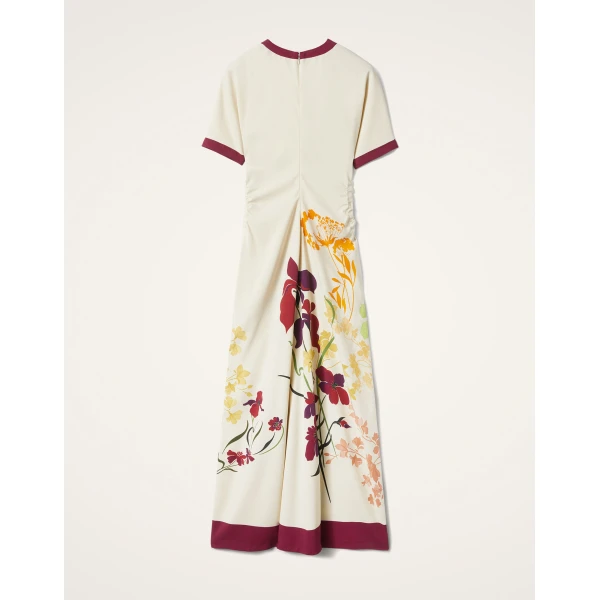 La Double J Angelica Dress in Corsage Placée Ivory, view 6
