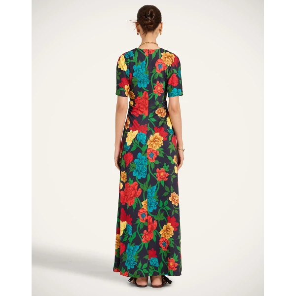 La Double J Angelica Dress in Queen Peony Blue, view 3