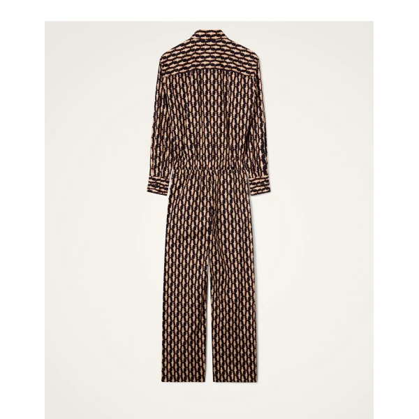 La Double J Aviator Jumpsuit in Pesciolini Blue, view 6
