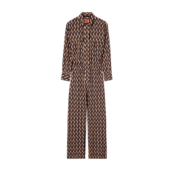 La Double J Aviator Jumpsuit in Pesciolini Blue
