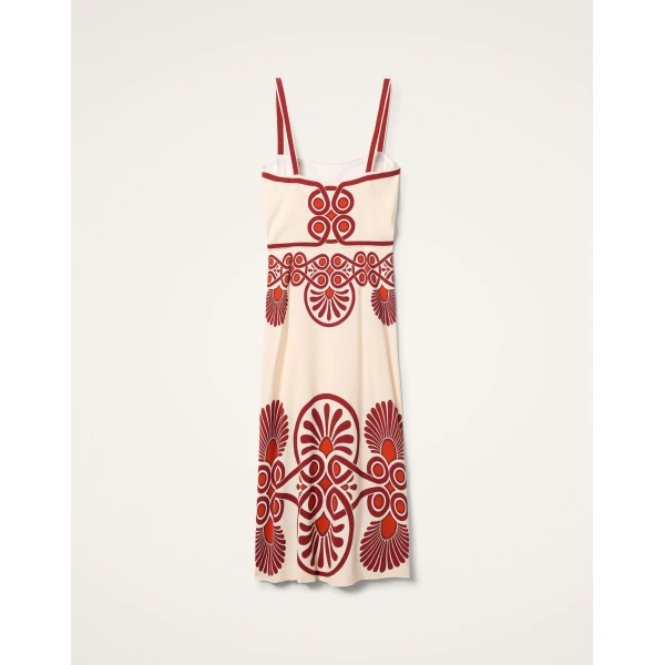 La Double J Buy Me A Martini Dress in Medallion Placée Cream, view 6