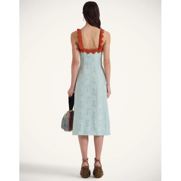 La Double J Buy Me A Martini Dress in Pekin Mint, view 3