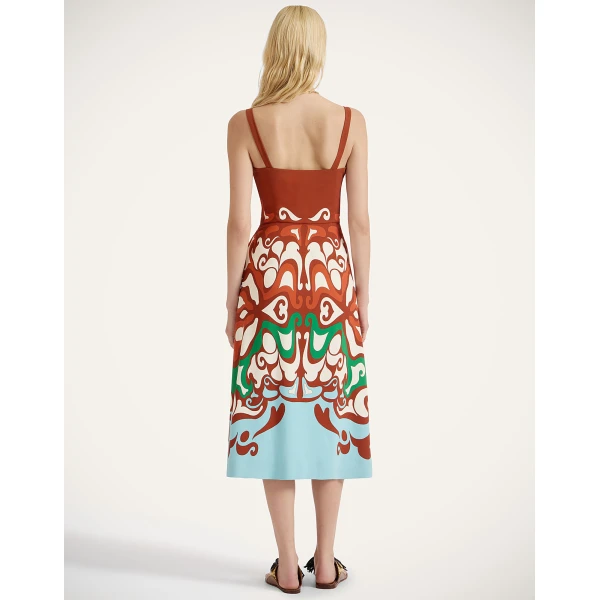La Double J Buy Me A Martini Dress in Phoenix Placée Light Blue, view 3