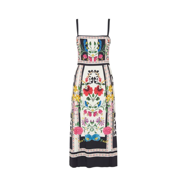 La Double J Buy Me A Martini Dress in Plaza Placée Ivory, view 5