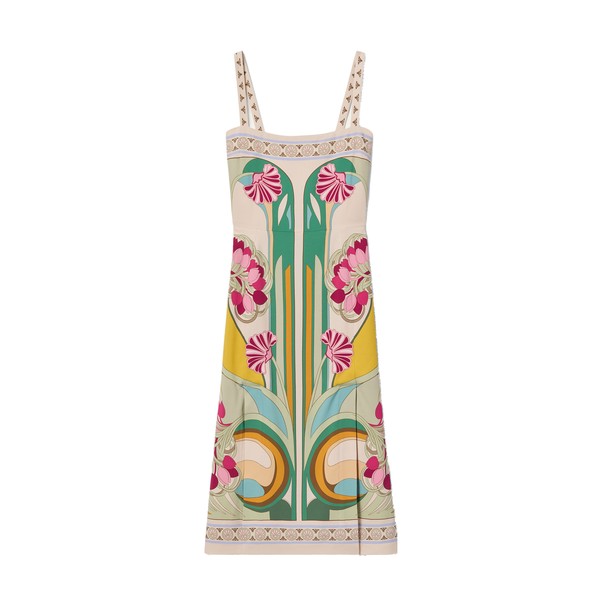 La Double J Buy Me A Martini Dress in Tulip Placée Green