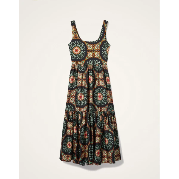 La Double J Capri Dress in Ballata Black, view 5
