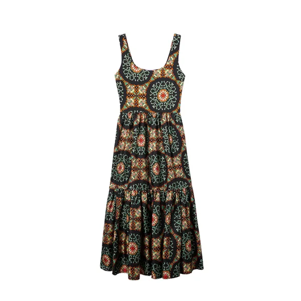 La Double J Capri Dress in Ballata Black