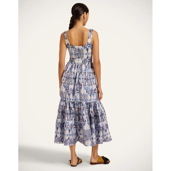 La Double J Capri Dress in Cocoon Blue, view 3