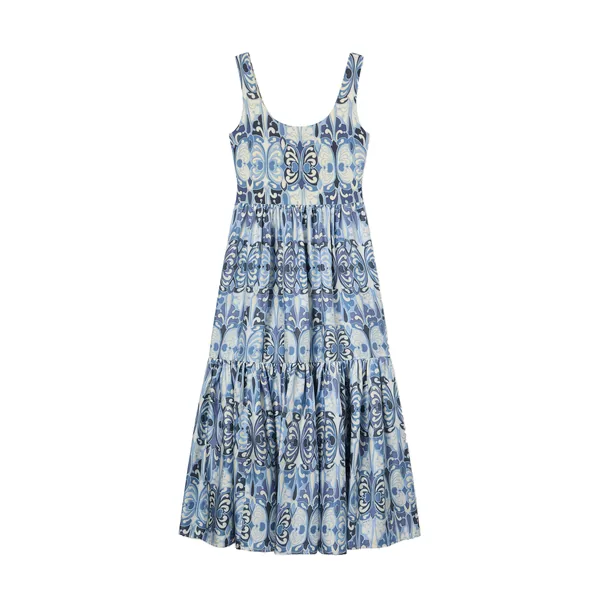La Double J Capri Dress in Cocoon Blue