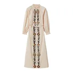 La Double J Cerere Shirt Dress in Solid Pale Pink