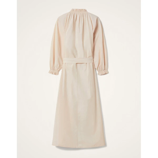 La Double J Cerere Shirt Dress in Solid Pale Pink, view 6