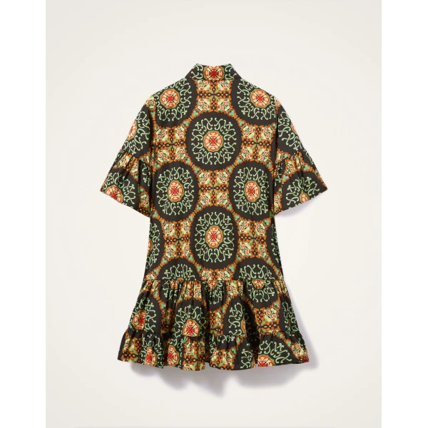 La Double J Choux Dress in Ballata Black, view 6