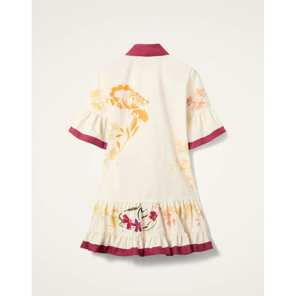 La Double J Choux Dress in Corsage Placée Ivory, view 6