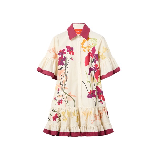 La Double J Choux Dress in Corsage Placée Ivory