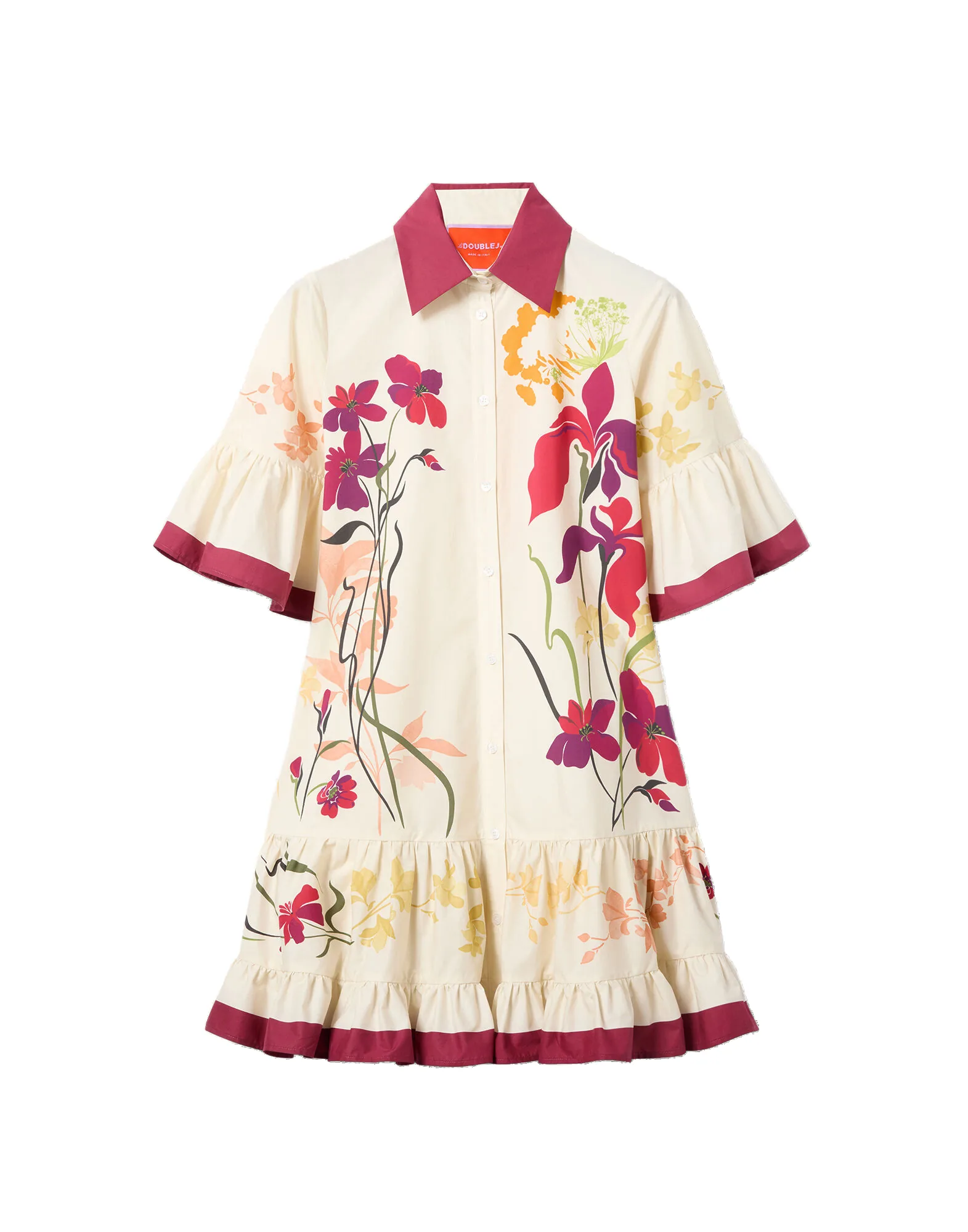 La DoubleJ Choux Dress in Corsage Placée Ivory - Dresses - Milanese Maximalist Fashion at Luxury Shoes La Double J Choux Dress in Corsage Placée Ivory