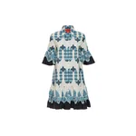 La DoubleJ Choux Dress in Scirocco Placée Ivory - Dresses - Milanese Maximalist Fashion at Luxury Shoes La Double J Choux Dress in Scirocco Placée Ivory
